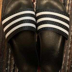 Adidas Black Slides